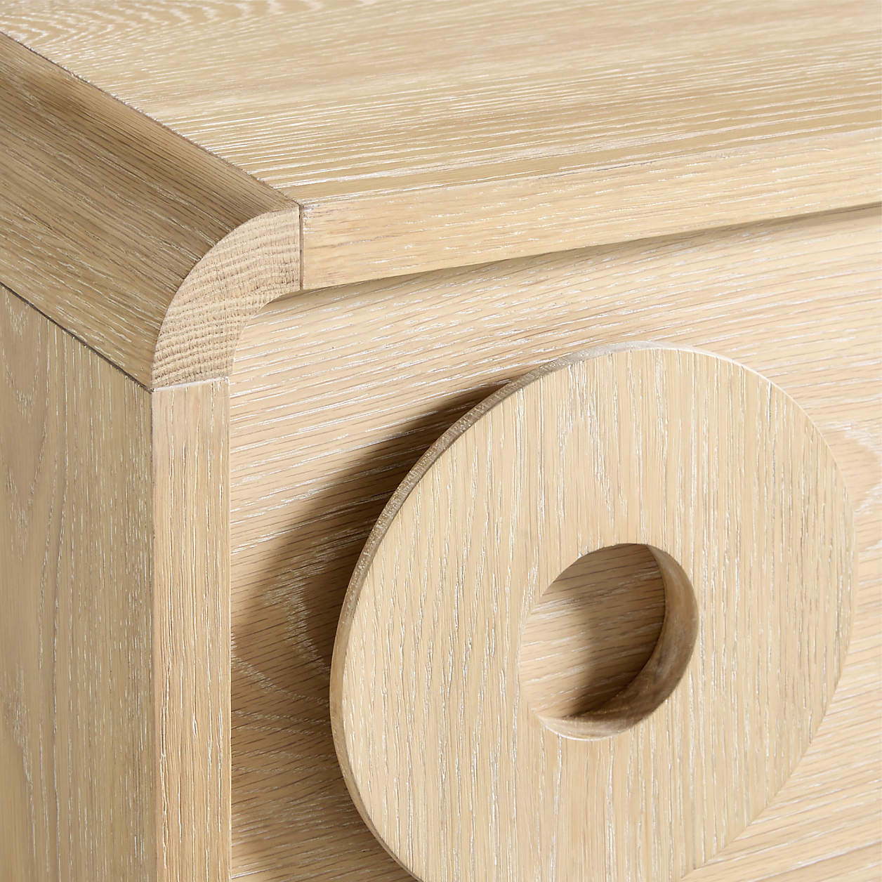 Atlas Natural Oak Wood Narrow 3-Drawer Kids Dresser