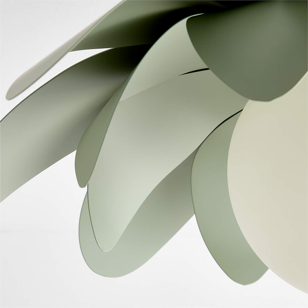 Palm Sage Green 24" Flush Mount Ceiling Light