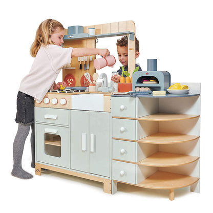 Tender Leaf La Fiamma Grand Kids Wooden Play Kitchen