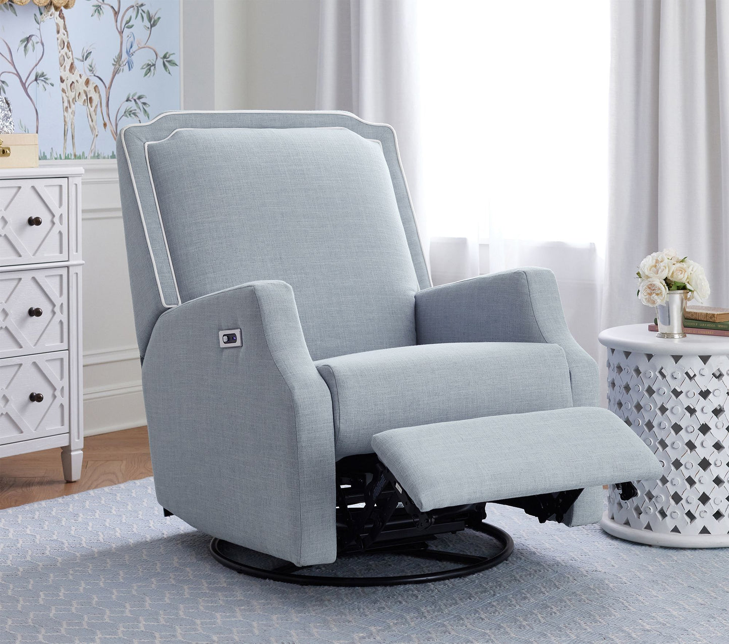 AERIN Fleur Manual & Power Swivel Recliner