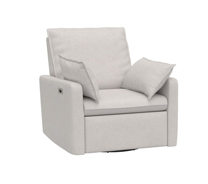 Paxton Pillow Manual & Power Swivel Recliner