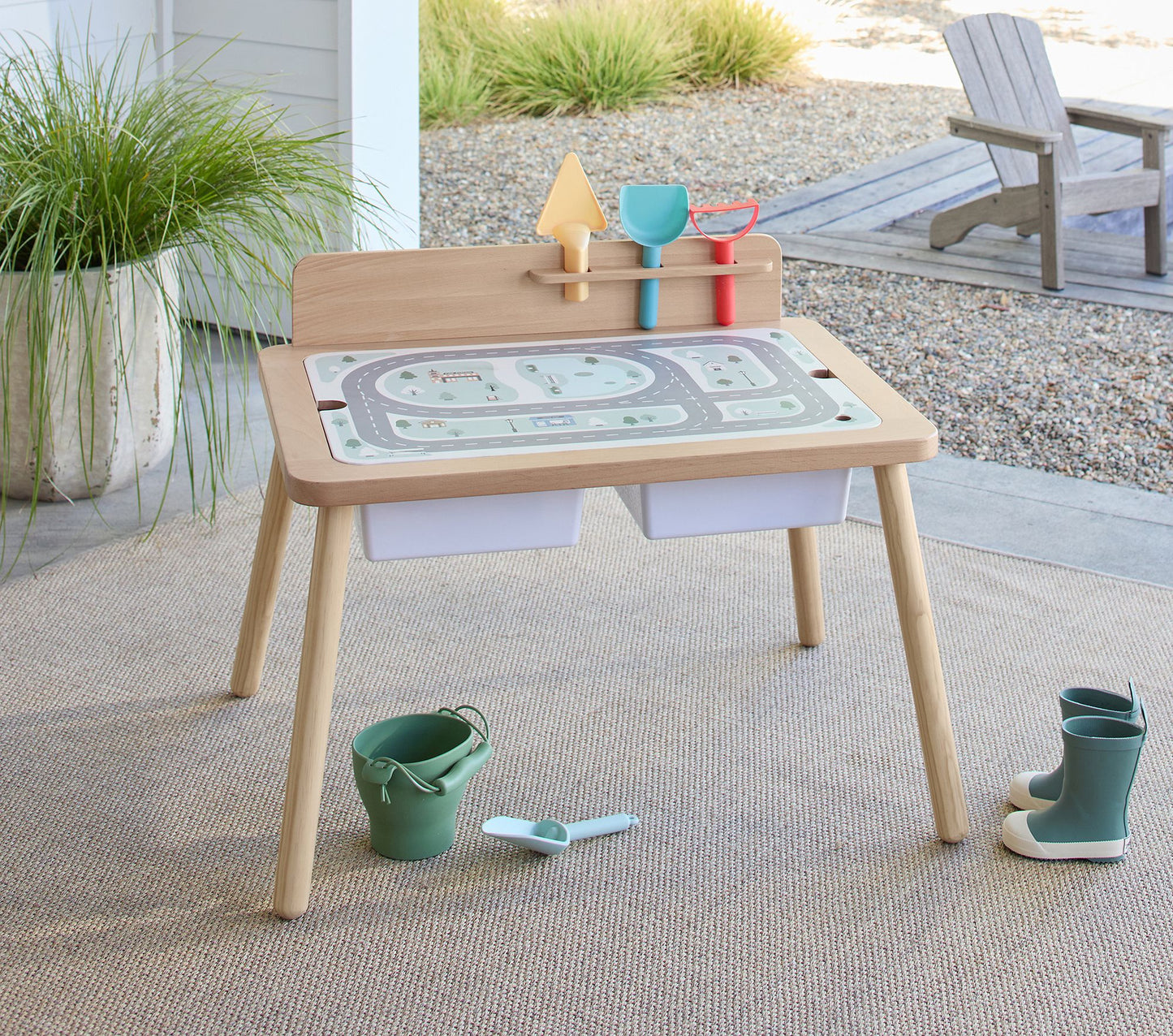 Wooden Water & Sand Sensory Table